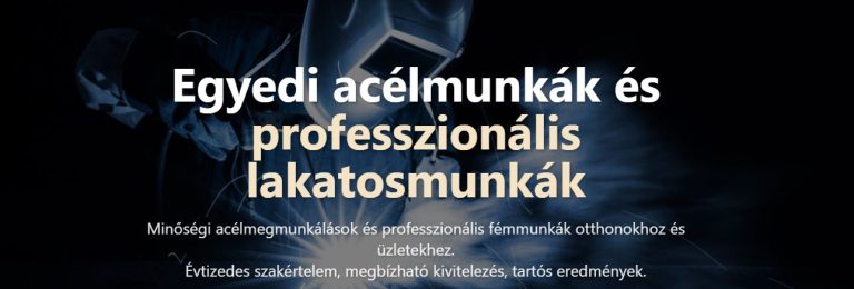Vasszerkezet gyártás